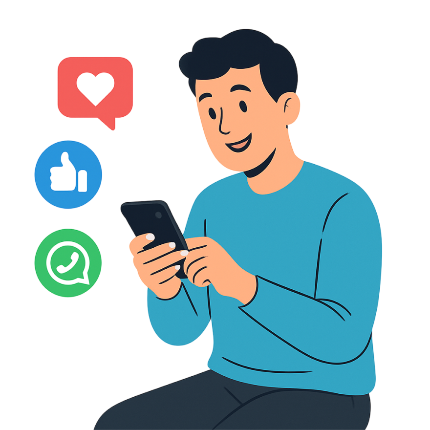 Un utilisateur heureux avec son site web